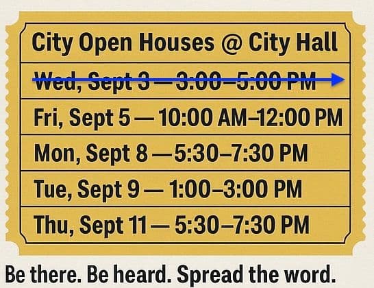 Open Houses: Recap of Session 1